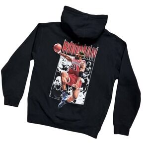 Dennis Rodman Hoodie Size Men's Medium Rodman Apparel NBA Chicago Bulls IND4000C